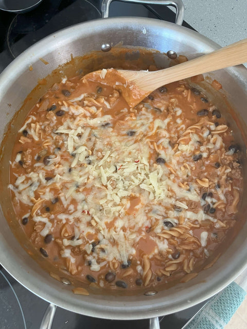 Turkey Chili Mac & Cheese