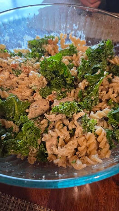Kale Pasta Chicken Caesar Salad