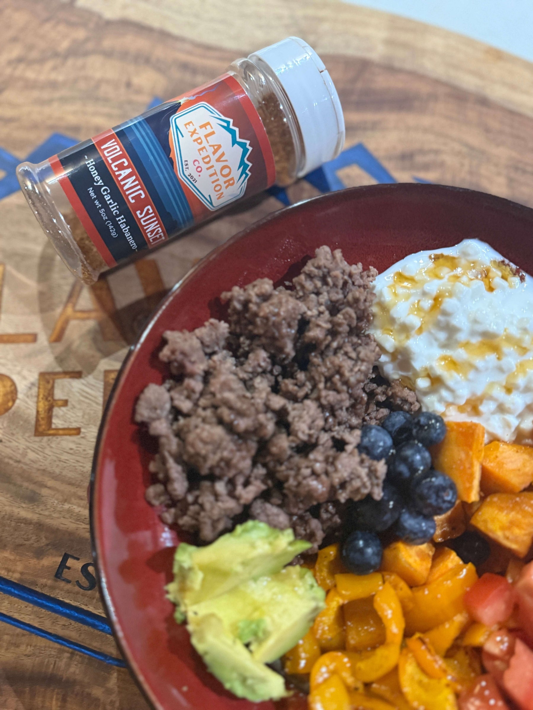 Hot Honey Garlic Habanero Beef Bowls
