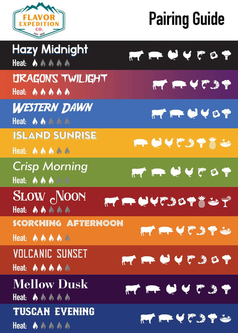 Flavor Expedition Co. Pairing Guide