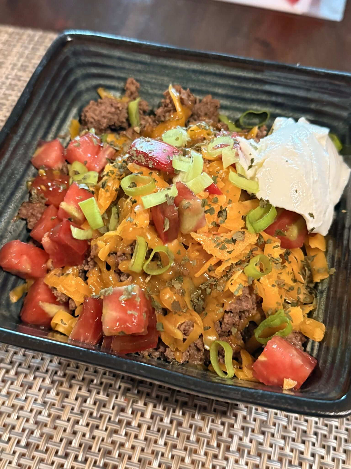 Loaded Taco Potato Bowl