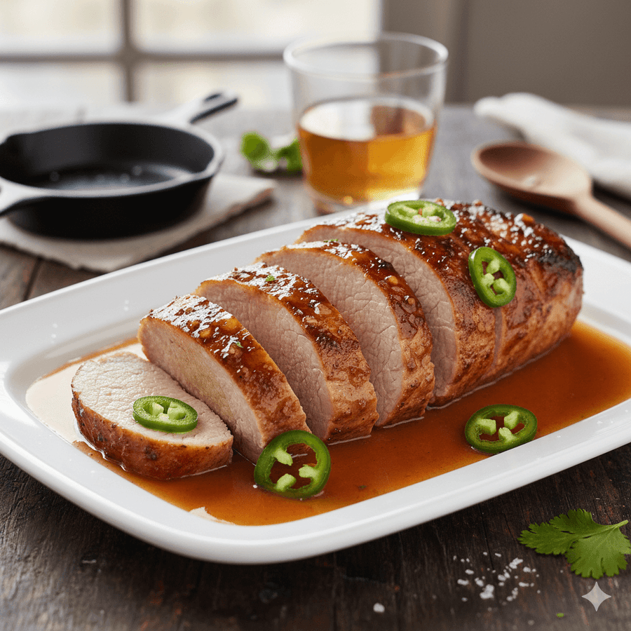 Apple Jalapeño Pork Tenderloin