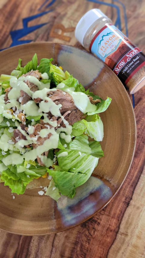 Copycat Cafe Rio's Sweet Pork Barbacoa Salad