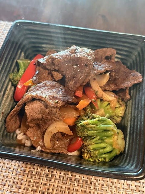 Juicy Pepper Steak Stir Fry