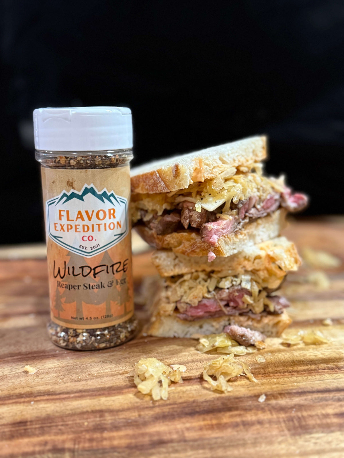 Kraut and Steak Sourdough Sandwich