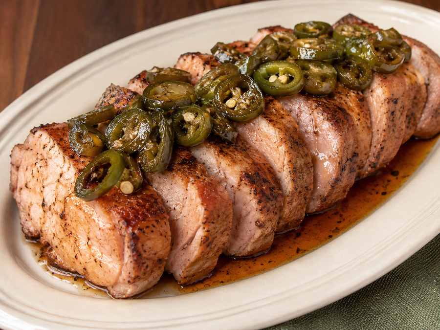 Apple Jalapeño Pork Tenderloin