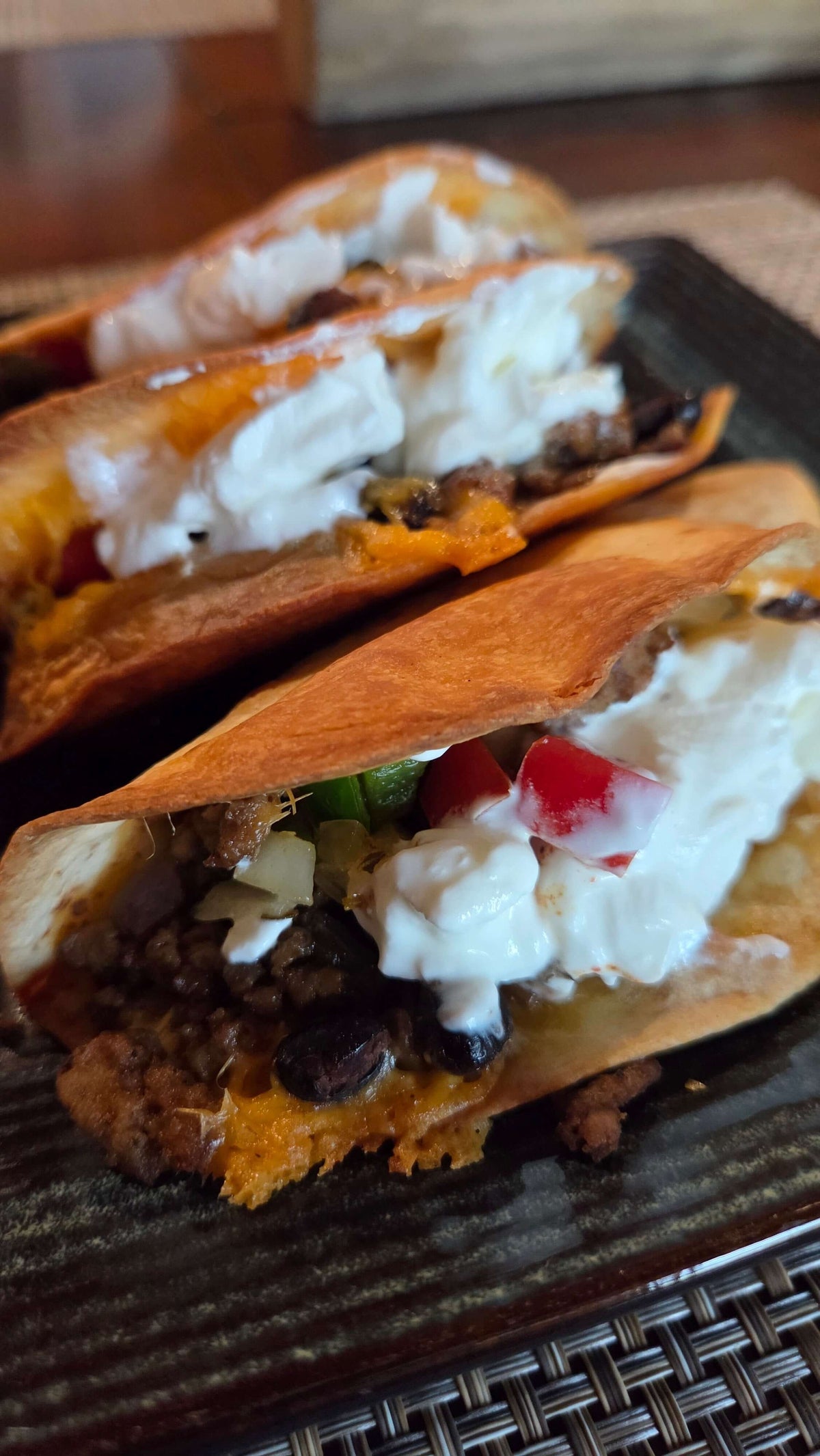 Crispy Baked Ground Turkey Tacos