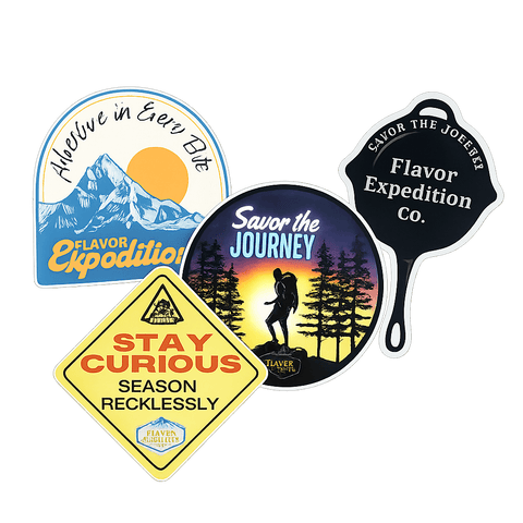 Expedition Essentials Sticker Pack against a white background