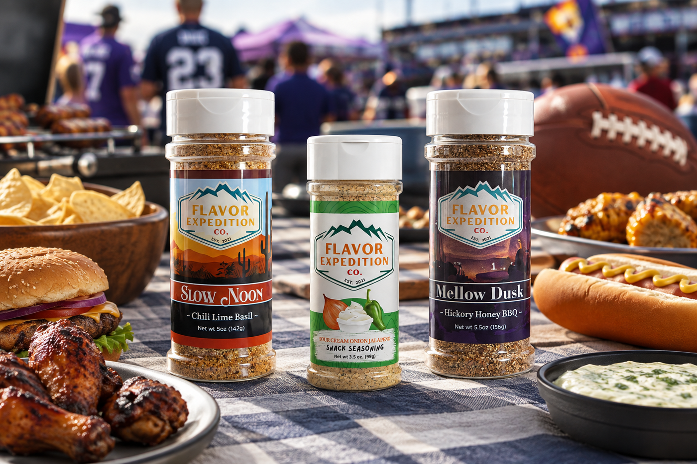 BBQ Essentials Seasoning Pack lifestyle image