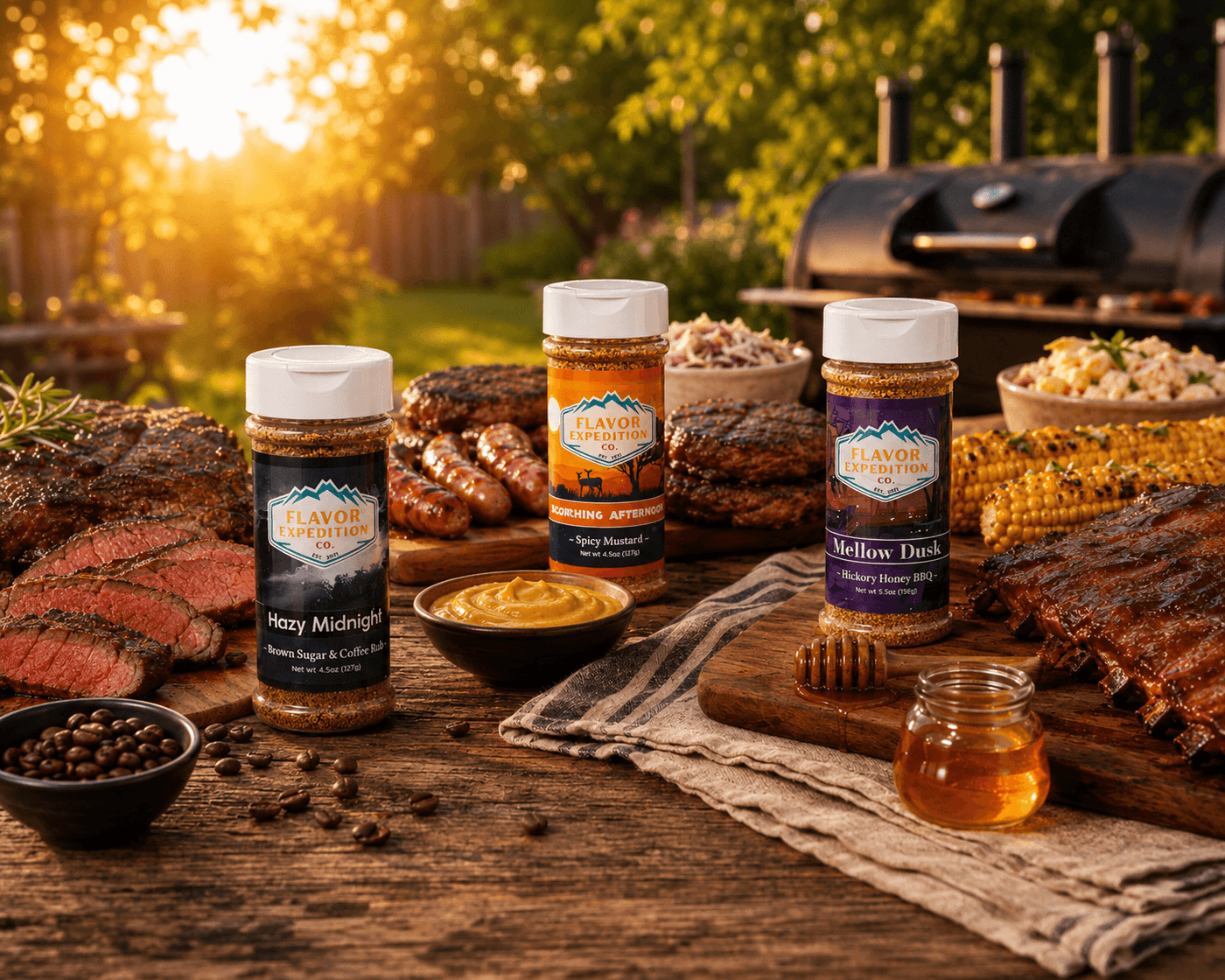 BBQ Essentials Seasoning Pack lifestyle image