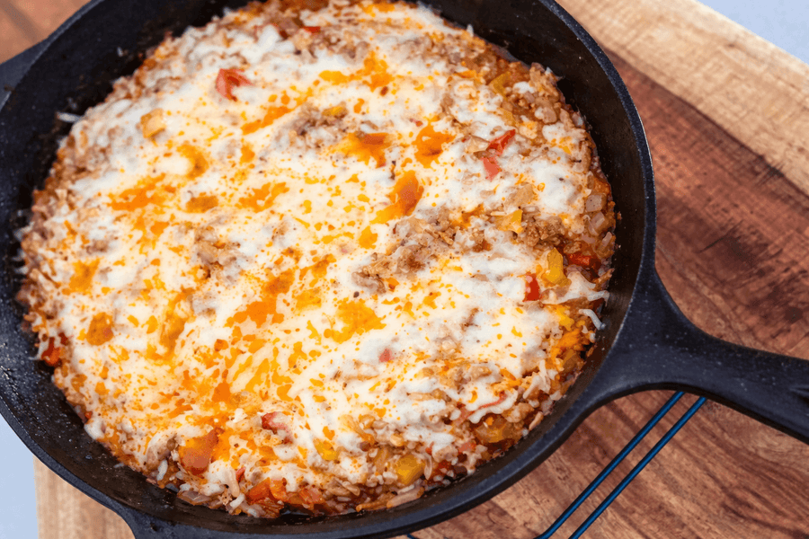 Western Dawn Cheesy Rice Skillet