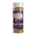 Orange Ginger Wasabi Seasoning - Dragons Twilight in a clear bottle by Flavor Expedition Co.