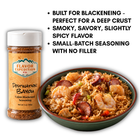 Cajun Blackened Seasoning from Flavor Expedition with flavorful blackened rice dish, smoky and spicy blend.