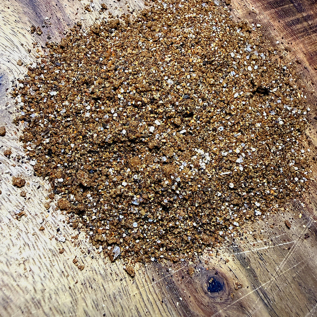 Brown Sugar Coffee Rub - a blend of deep coffee, brown sugar, and spices, perfect for grilling meats.