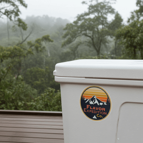 Mountain Sunset Sticker