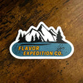 Flavor Expedition Co. "Hit the Slopes" Weatherproof Sticker