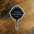 Flavor Expedition Co. "Cast Iron" Weatherproof Sticker