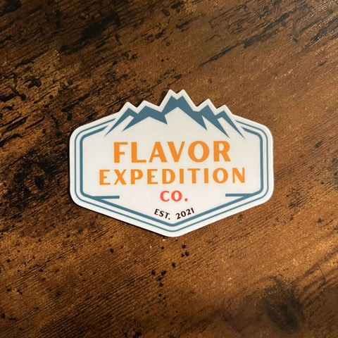 "Flavor Expedition Logo" Sticker
