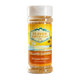 Island Sunrise seasoning bottle