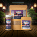 Orange Ginger Wasabi Seasoning - Dragons Twilight products featuring vibrant packaging and bold flavors.